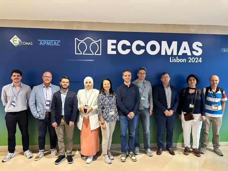 The MICROCARD delegation at ECCOMAS 2024.