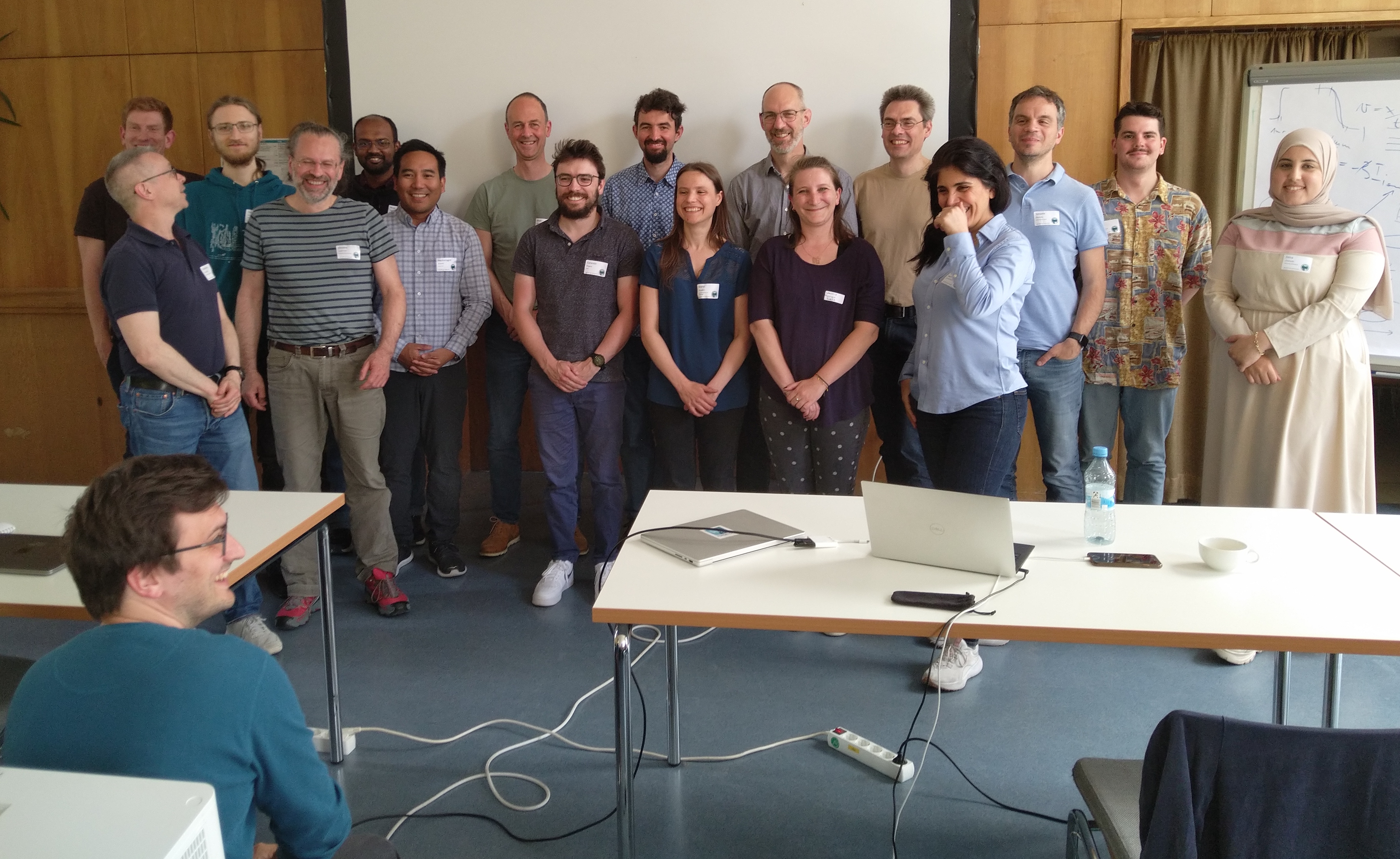 photo of 17 MICROCARD members at the openCARP workshop in Karlsruhe